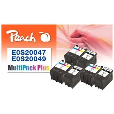 Peach  Spar Pack Plus Tintenpatronen kompatibel zu Epson Stylus Color II