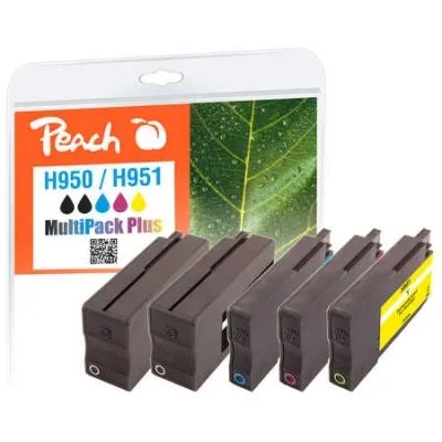 Peach  Spar Pack Plus Tintenpatronen kompatibel zu HP OfficeJet Pro 8600 Plus e-All-in-One