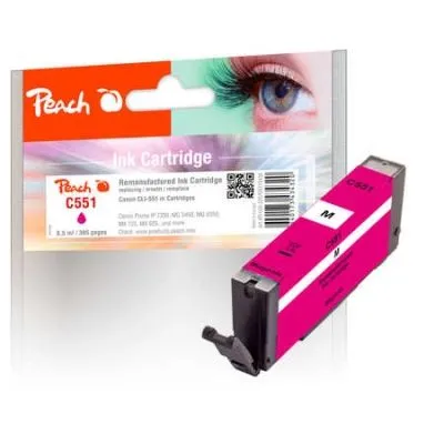 Peach  Tintenpatrone magenta kompatibel zu Canon Pixma MX 725