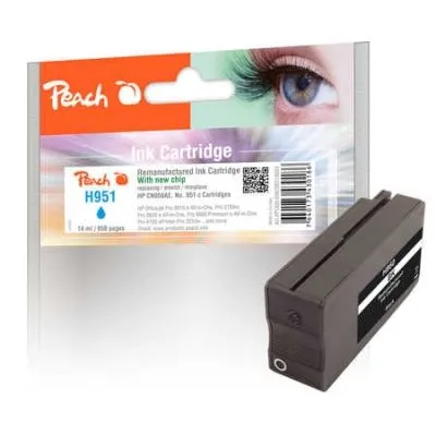 Peach  Tintenpatrone schwarz kompatibel zu HP OfficeJet Pro 8600 Plus e-All-in-One