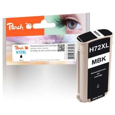 Peach  Tintenpatrone schwarz matt kompatibel zu HP DesignJet T 1200 HD