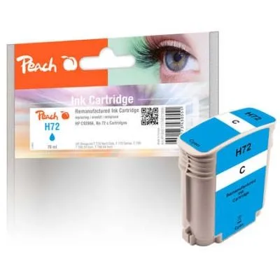 Peach  Tintenpatrone cyan kompatibel zu HP DesignJet T 1200 HD