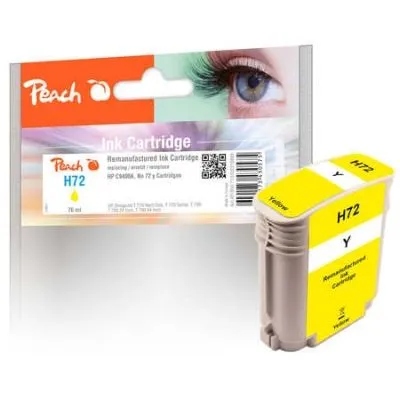 Peach  Tintenpatrone gelb kompatibel zu HP DesignJet T 2300 eMFP