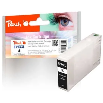 Peach  Tintenpatrone XXL schwarz kompatibel zu Epson WorkForce Pro WF-5110 DW