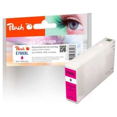 Peach  Tintenpatrone XXL magenta kompatibel zu Epson WorkForce Pro WF-5110 DW