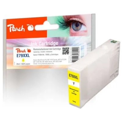 Peach  Tintenpatrone XXL gelb kompatibel zu Epson WorkForce Pro WF-5110 DW