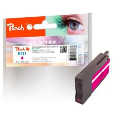 Peach  Tintenpatrone magenta kompatibel zu  HP DesignJet T 120