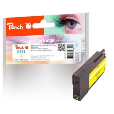 Peach  Tintenpatrone gelb kompatibel zu  HP DesignJet T 525 36 Inch