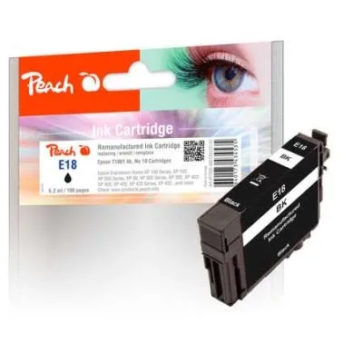 Peach  Tintenpatrone schwarz kompatibel zu Epson Expression Home XP-302