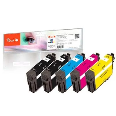 Peach  Spar Pack Plus Tintenpatronen, kompatibel zu Epson Expression Home XP-302