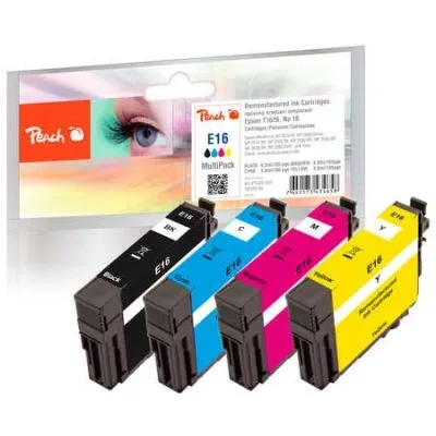 Peach  Spar Pack Tintenpatronen kompatibel zu Epson WorkForce WF-2530 WF