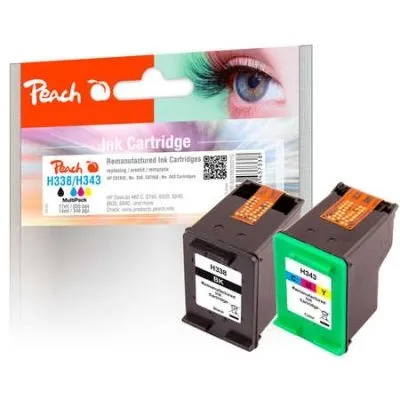 Peach  Spar Pack Druckköpfe kompatibel zu HP PSC 1610 XI
