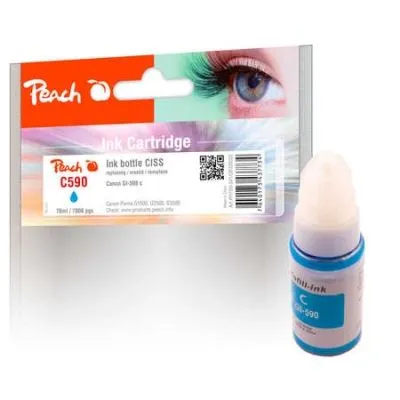 Peach  Tintenbehälter cyan kompatibel zu Canon Pixma G 1510