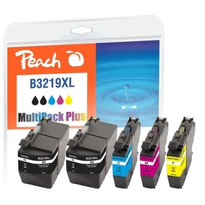 Peach  Spar Pack Plus Tintenpatronen, kompatibel zu Brother MFCJ 5330 DW