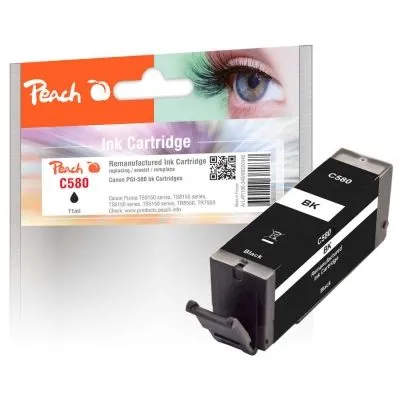 Peach  Tintenpatrone schwarz kompatibel zu Canon Pixma TS 9155