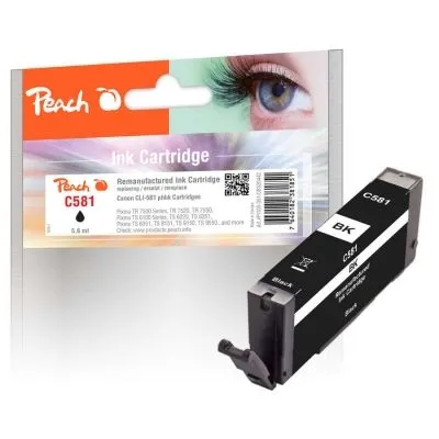 Peach  Tintenpatrone foto schwarz kompatibel zu Canon Pixma TS 9155