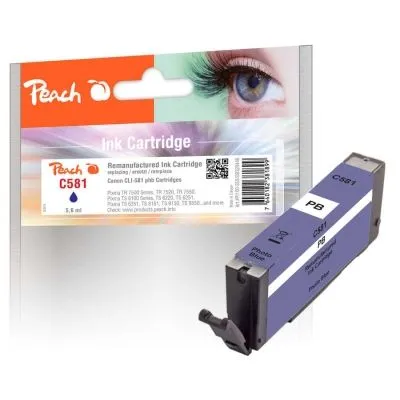 Peach  Tintenpatrone foto blau kompatibel zu Canon Pixma TS 9155