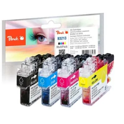 Peach  Spar Pack Tintenpatronen kompatibel zu Brother MFCJ 490 Series