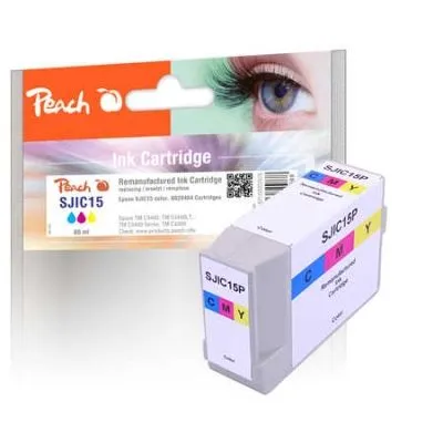 Peach  Tintenpatrone schwarz kompatibel zu Epson TMC 3400 Series