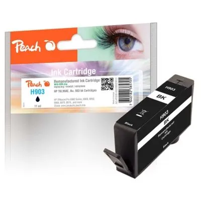 Peach  Tintenpatrone schwarz kompatibel zu HP OfficeJet Pro 6975