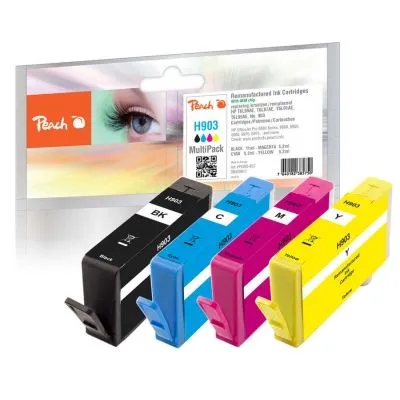 Peach  Spar Pack Tintenpatronen kompatibel zu HP OfficeJet 6900 Series