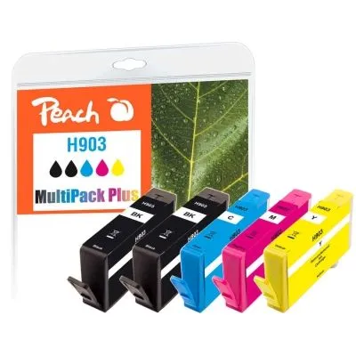 Peach  Spar Pack Plus Tintenpatronen kompatibel zu HP OfficeJet 6900 Series