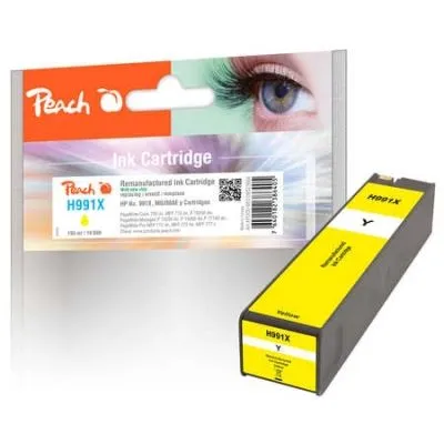 Peach  Tintenpatrone gelb extra HC kompatibel zu HP PageWide Managed P 77740 z
