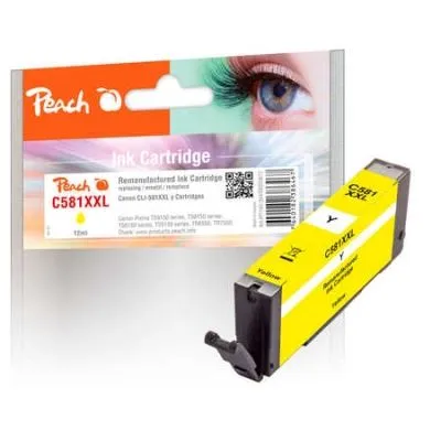 Peach  Tintenpatrone XXL gelb kompatibel zu Canon Pixma TS 9100 Series