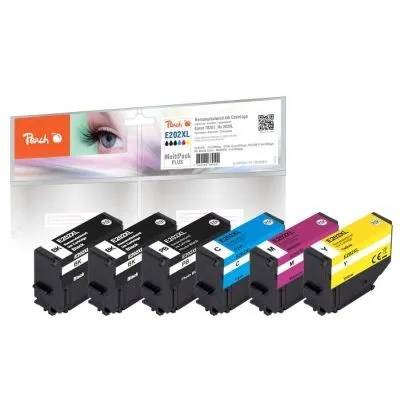 Peach  Spar Pack Plus Tintenpatronen HY kompatibel zu Epson Expression Premium XP-6000