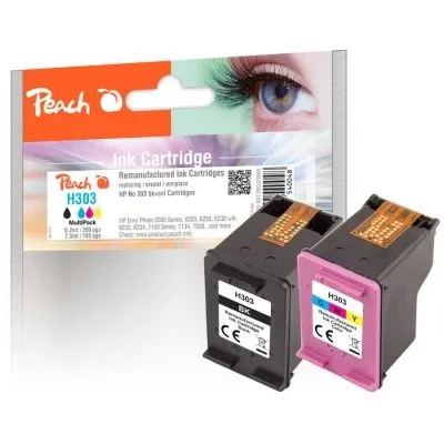 Peach  Spar Pack Druckköpfe kompatibel zu HP Envy Inspire 7200 Series