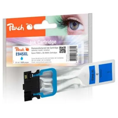 Peach  Tintenpatrone HY cyan kompatibel zu Epson WorkForce Pro WFC 5790 DWF