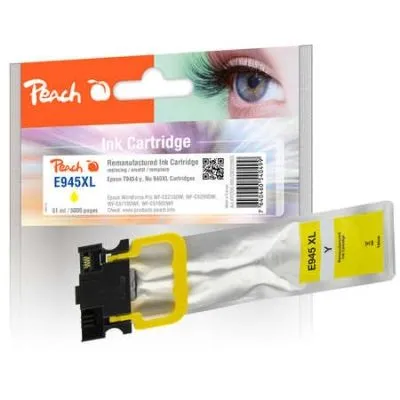 Peach  Tintenpatrone HY gelb kompatibel zu Epson WorkForce Pro WFC 5790 DWF