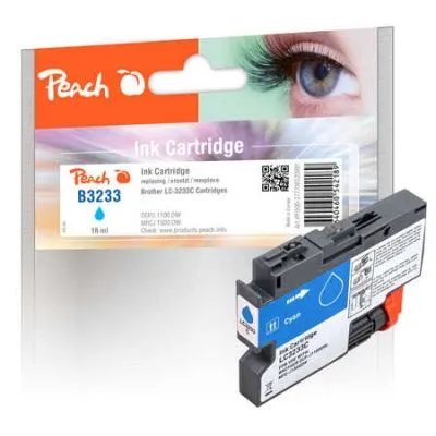 Peach  Tintenpatrone cyan kompatibel zu Brother MFCJ 1300 DW