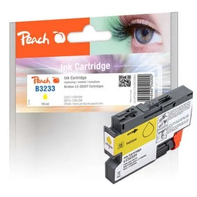 Peach  Tintenpatrone gelb kompatibel zu Brother MFCJ 1300 DW