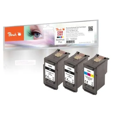 Peach  Spar Pack Plus Druckköpfe kompatibel zu Canon Pixma TS 5350 a