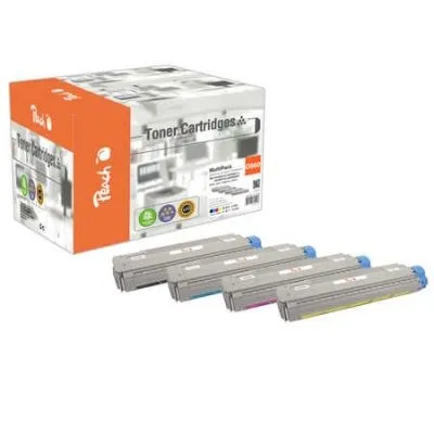 Peach  Spar Pack Tonermodule kompatibel zu OKI MC 860 DN