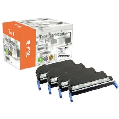 Peach  Spar Pack Tonermodule kompatibel zu HP Color LaserJet 4700