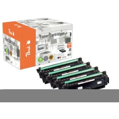 Original Peach Spar Pack Plus Tonermodule kompatibel zu Canon iSENSYS LBP-712 Cx