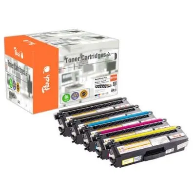 Peach  Spar Pack Plus Tonermodule kompatibel zu Brother MFCL 9570 CDW