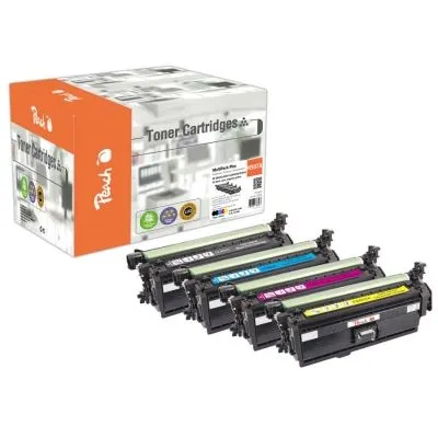 Peach  Spar Pack Plus Tonermodule kompatibel zu HP LaserJet Enterprise color flow MFP M 575 c