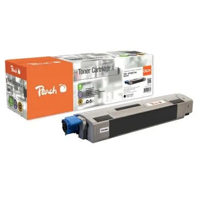 Peach  Tonermodul schwarz kompatibel zu OKI C 824 Series