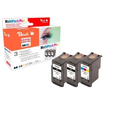 Peach  Spar Pack Plus Druckköpfe kompatibel zu Canon Pixma MG 3100 Series