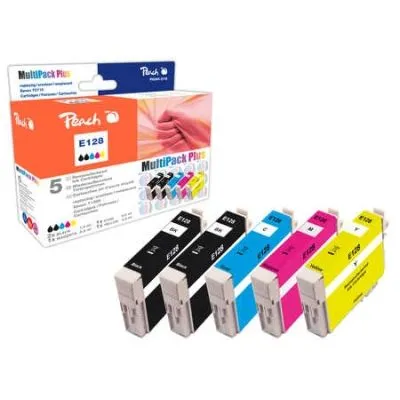 Peach  Spar Pack Plus Tintenpatronen kompatibel zu Epson Stylus T 22