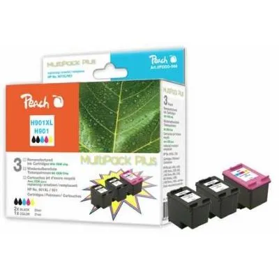Peach  Spar Pack Plus Druckköpfe kompatibel zu HP OfficeJet 4500 - G510a