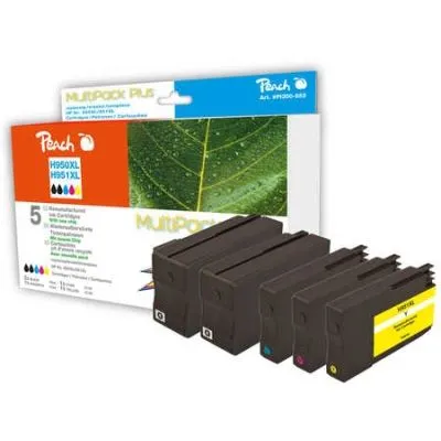 Peach  Spar Pack Plus Tintenpatronen kompatibel zu HP OfficeJet Pro 251 dw