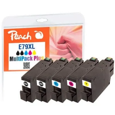 Peach  Spar Pack Plus Tintenpatronen HY kompatibel zu Epson WorkForce Pro WF-5690 DWF