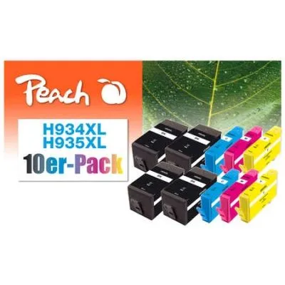 Peach  10er-Pack Tintenpatronen kompatibel zu HP OfficeJet 6800 Series
