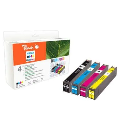 Peach  Spar Pack Tintenpatronen kompatibel zu HP PageWide Pro 477 dwt