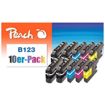 Peach  10er-Pack Tintenpatronen kompatibel zu Brother MFCJ 470 DW