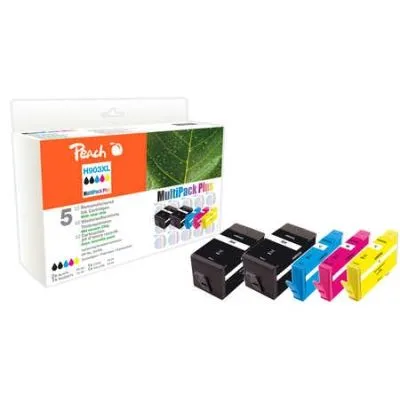 Peach  Spar Pack Plus Tintenpatronen kompatibel zu HP OfficeJet Pro 6968